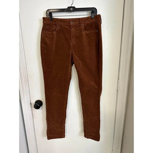 Corduroy brown neutral women’s pants Sonoma Size 12 #0439 - Picture 5 of 8